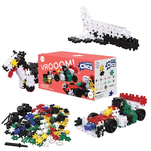 Nano Clics Creative Builders 250, Konstruktionsspielzeug für Kinder ab 8 Jahren, kreatives Lernspielzeug im 250-teiligen Set, Bausteine für Mädchen und Jungen, Montessori STEM,dauerhaftes Spielzeug Nano Clics Creative Builders 250, Konstruktionsspielzeug für Kinder ab 8 Jahren, kreatives Lernspielzeug im 250-teiligen Set, Bausteine für Mädchen und Jungen, Montessori STEM,dauerhaftes Spielzeug von Clics