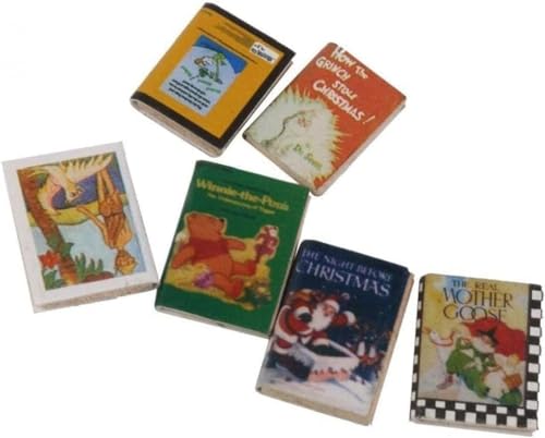 Miniatur-Ornament-Bücher-Modell, 1:12, bunt, Puppenbücher, Taschenkunst, verarbeitet, Puppenhaus-Zubehör, Puppenhaus-Dekoration, 6 Stück Miniatur-Ornament-Bücher-Modell, 1:12, bunt, Puppenbücher, Taschenkunst, verarbeitet, Puppenhaus-Zubehör, Puppenhaus-Dekoration, 6 Stück von Clockjuan