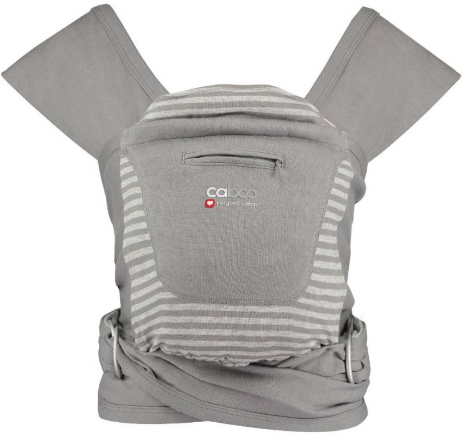 Close Caboo Babytrage + Organic - Steel Marl Stripe Close Caboo Babytrage + Organic - Steel Marl Stripe von Close Parent