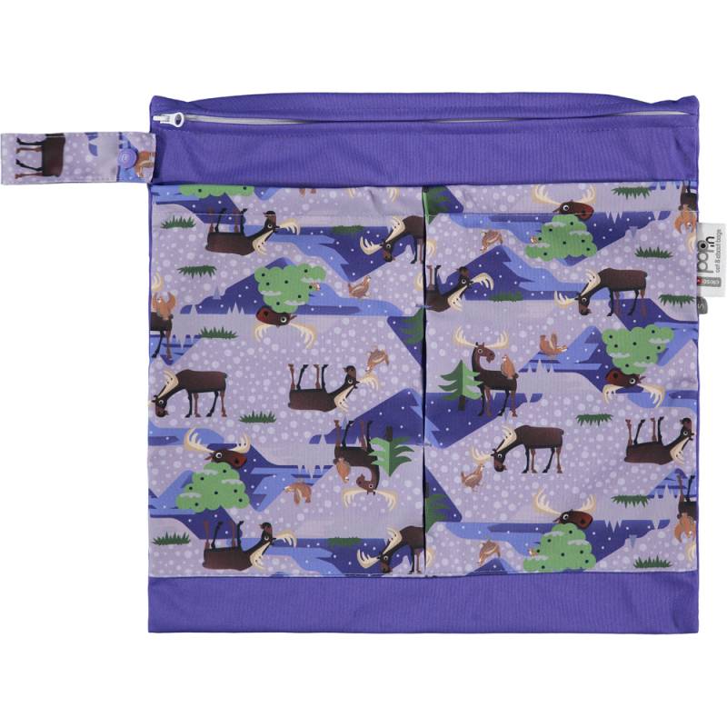 Pop-In Nasstasche mit Trockenfach (M) - Elch (Moose) von Close Parent