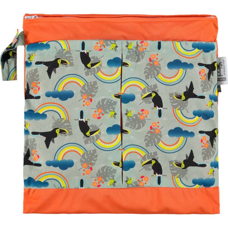 Pop-In Nasstasche mit Trockenfach (M) - Tukan (Toucan) von Close Parent