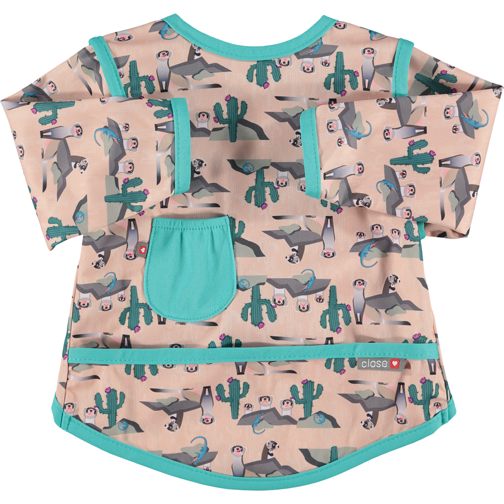 Pop-in Coverall Lätzchen mit Ärmeln - Stufe 3 - Frettchen (Ferret) von Close Parent