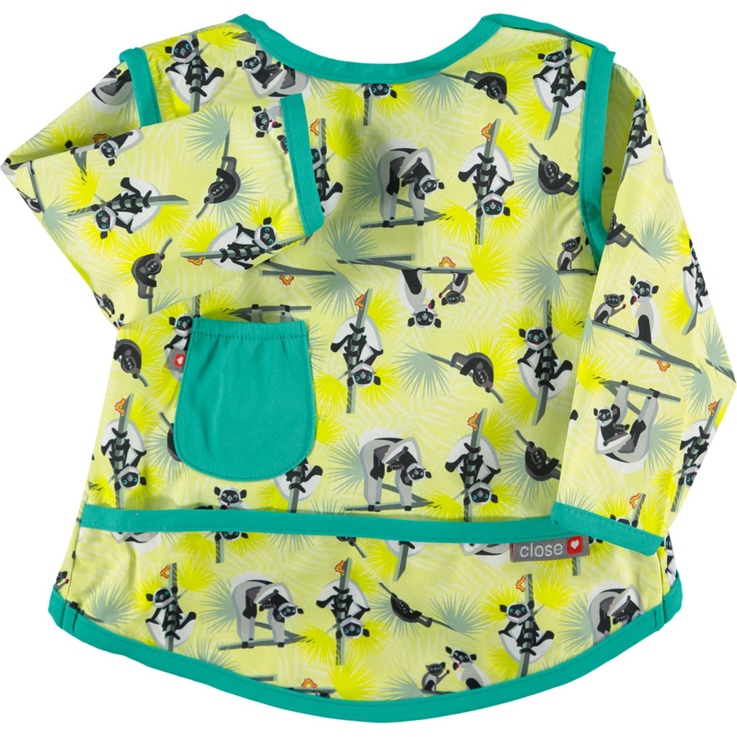 Pop-in Coverall Lätzchen mit Ärmeln - Stufe 3 - Lemur Pop-in Coverall Lätzchen mit Ärmeln - Stufe 3 - Lemur von Close Parent