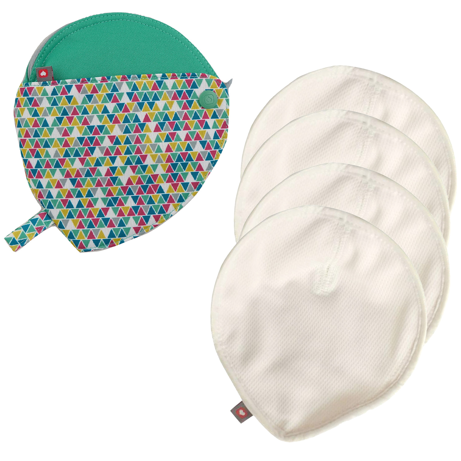 Pop-in Stilleinlagen - 2 Paar mit Tasche - Bunt Pop-in Stilleinlagen - 2 Paar mit Tasche - Bunt von Close Parent