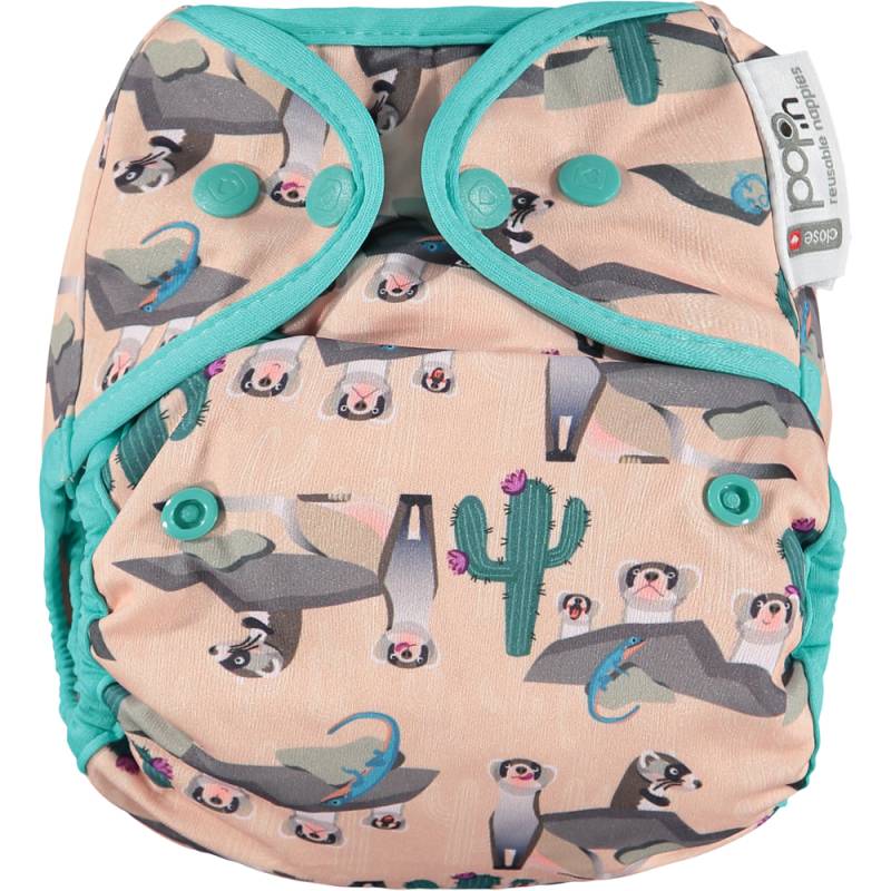 Pop-in Überhose One Size (Druck) - Frettchen (Ferret) von Close Parent