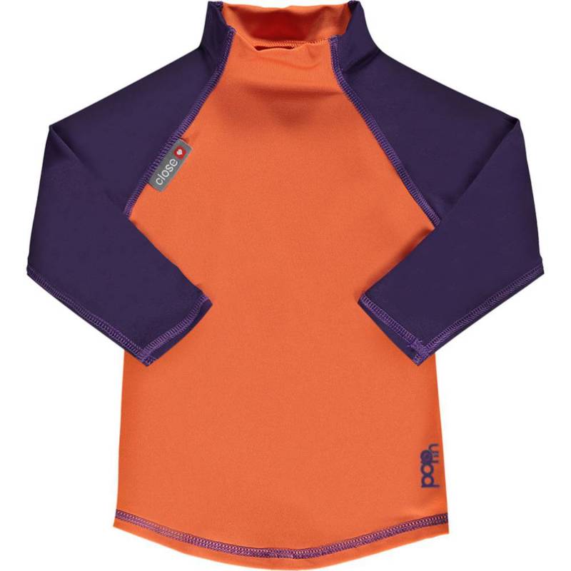 Pop-in UV-Schutz Langarm-Shirt 50+ - Orange / Lila 3XL (104) von Close Parent