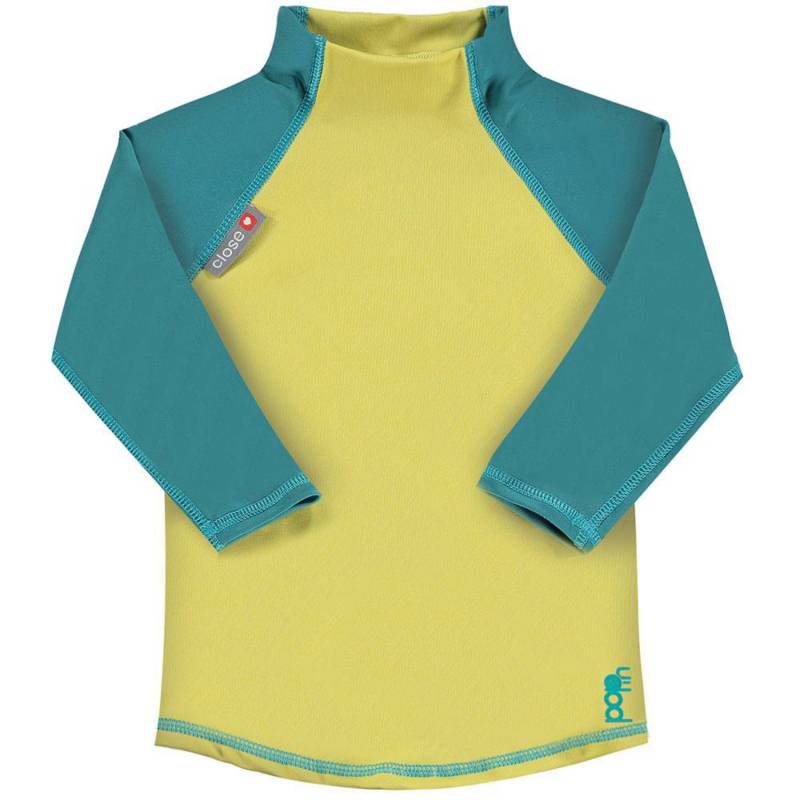 Pop-in UV-Schutz Langarm-Shirt 50+ - S (50/56) Ocker / Grün von Close Parent