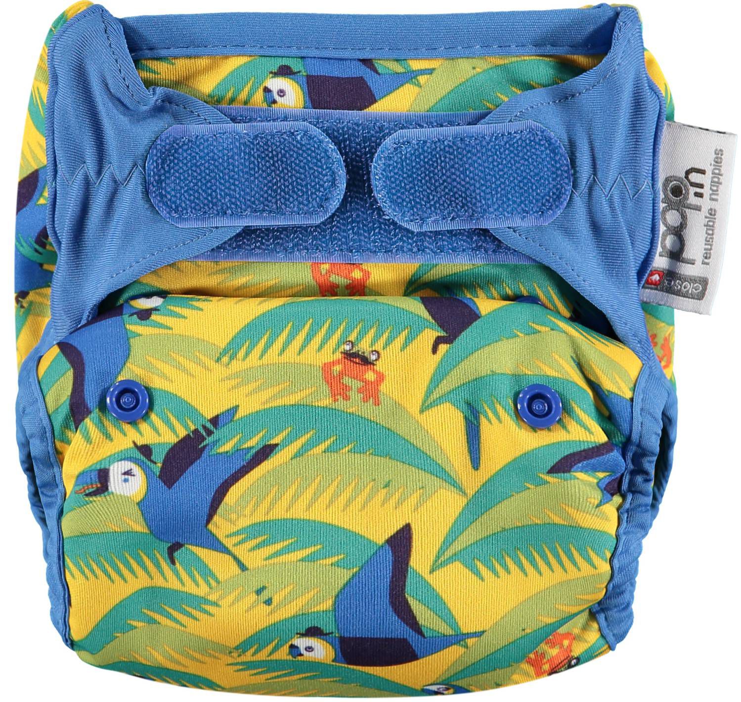 Pop-in V2 AIO One Size (Klett) - Papagei (Parrot) von Close Parent