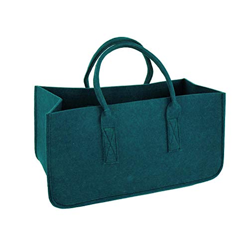 Close Up Filztasche Kaminholz Grün Felt Bag - tannengrün, aus robustem Polyesterfilz, mit Henkel Close Up Filztasche Kaminholz Grün Felt Bag - tannengrün, aus robustem Polyesterfilz, mit Henkel von Close Up