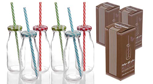 Retro Milchflaschen 6er-Set Retro Milchflaschen 6er-Set von Close Up