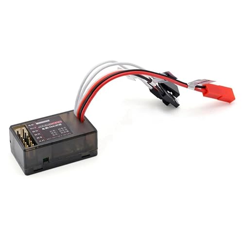 Closer 10A Brushed ESC 2S 3S 12V Dual Way Speed Controller Brake LED Control for RC Vehicle Car Boat Tank Replacement Parts Accessories von Closer