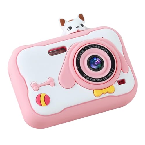 Closer A8S HD Dual Lens 4000W Pixel 5472X4104PX Fotoauflösung Ohne Speicherkarte Kinderkamera, Pink Einfache Installation Einfach zu Bedienen von Closer