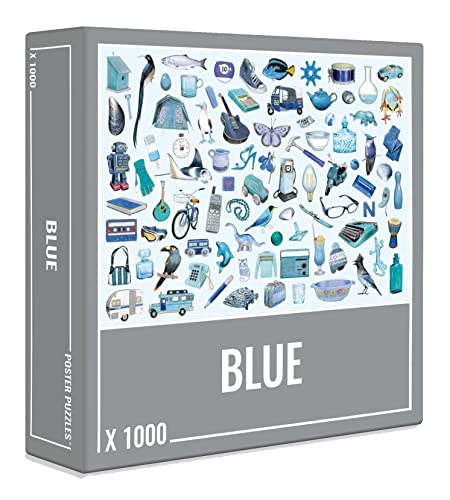 Cloudberries Blaues Puzzle, 1000 Teile Puzzles für Erwachsene, Blaue Puzzles, Detaillierte Puzzles für Erwachsene, 1000 Teile Puzzles, Blaue Geschenke für Erwachsene von Cloudberries