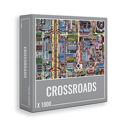 Crossroads - Wunderschönes, anspruchsvolles Straßenkarten Puzzle für Erwachsene (1000 Teile) von Cloudberries