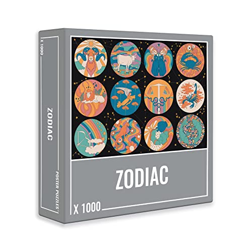 Cloudberries Zodiac Puzzle, 1000 Teile für Erwachsene, Sternzeichen mit modernem Horoskop-Thema, Astrologie-Geschenke für Frauen und Männer, Himmels-Puzzle. von Cloudberries