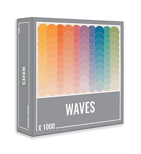 Cloudberries Waves Puzzle, Easy Jigsaw Puzzles for Adults, 1000-teiliges farbenfrohes Verlaufsrainbow-Puzzle, Farbspektrum Multicolor-Jigsaw mit Retro Wave Design, Einfache Puzzles für Erwachsene Cloudberries Waves Puzzle, Easy Jigsaw Puzzles for Adults, 1000-teiliges farbenfrohes Verlaufsrainbow-Puzzle, Farbspektrum Multicolor-Jigsaw mit Retro Wave Design, Einfache Puzzles für Erwachsene von Cloudberries