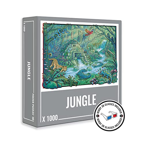 Dschungel - Premium 3D Tierpuzzle 1000 Teile für Erwachsene von Cloudberrys Made in Europe von Cloudberries