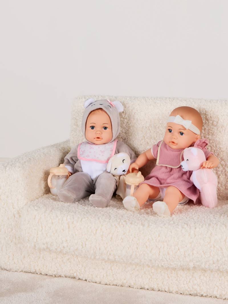 Cloudberry Castle Geschenkset Puppe Twins Deluxe 35 cm, Rosa/Weiß von Cloudberry Castle