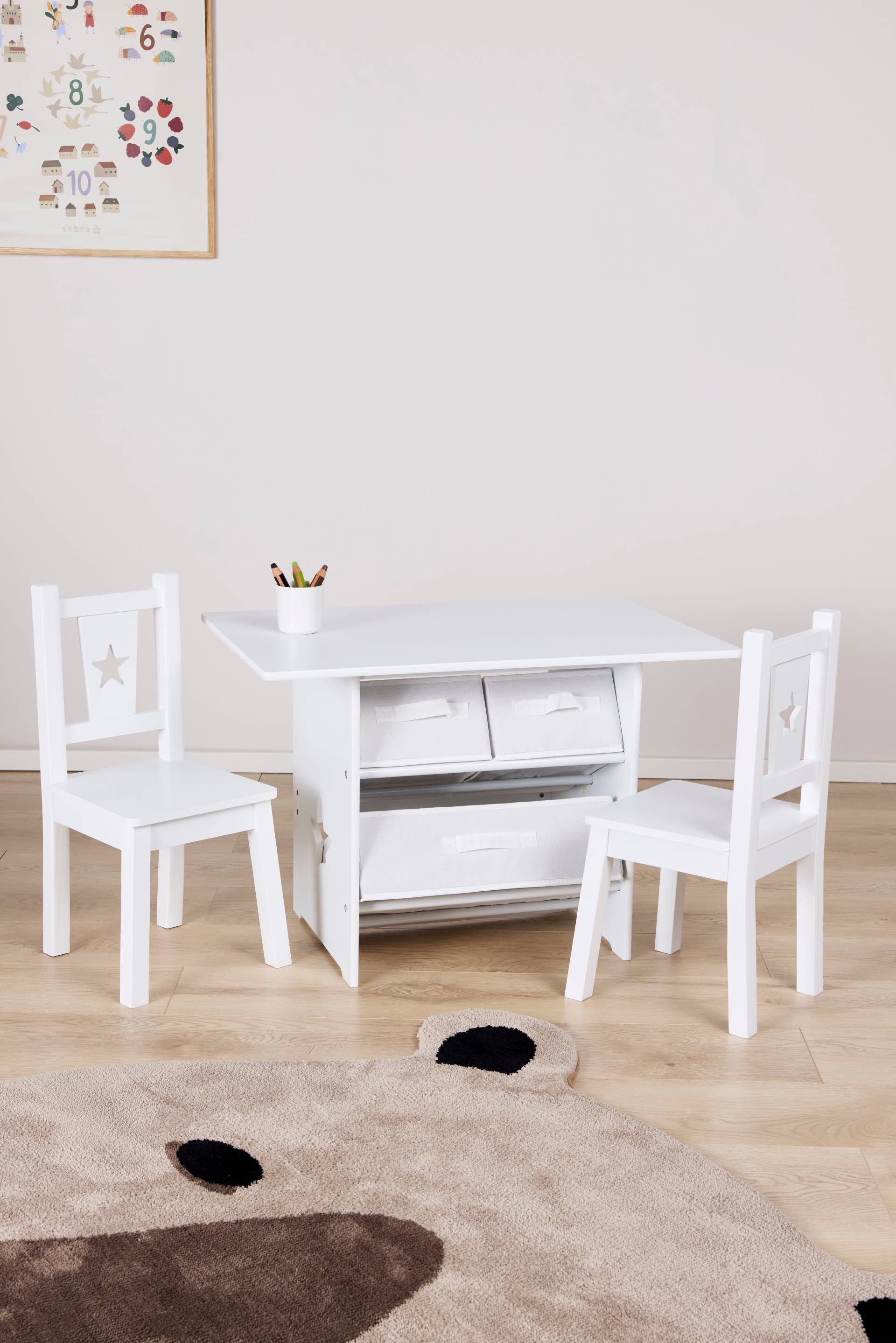 Cloudberry Castle Tisch und Stühle, Weiß, Kinderzimmermöbel, Kindermöbel Cloudberry Castle Tisch und Stühle, Weiß, Kinderzimmermöbel, Kindermöbel von Cloudberry Castle