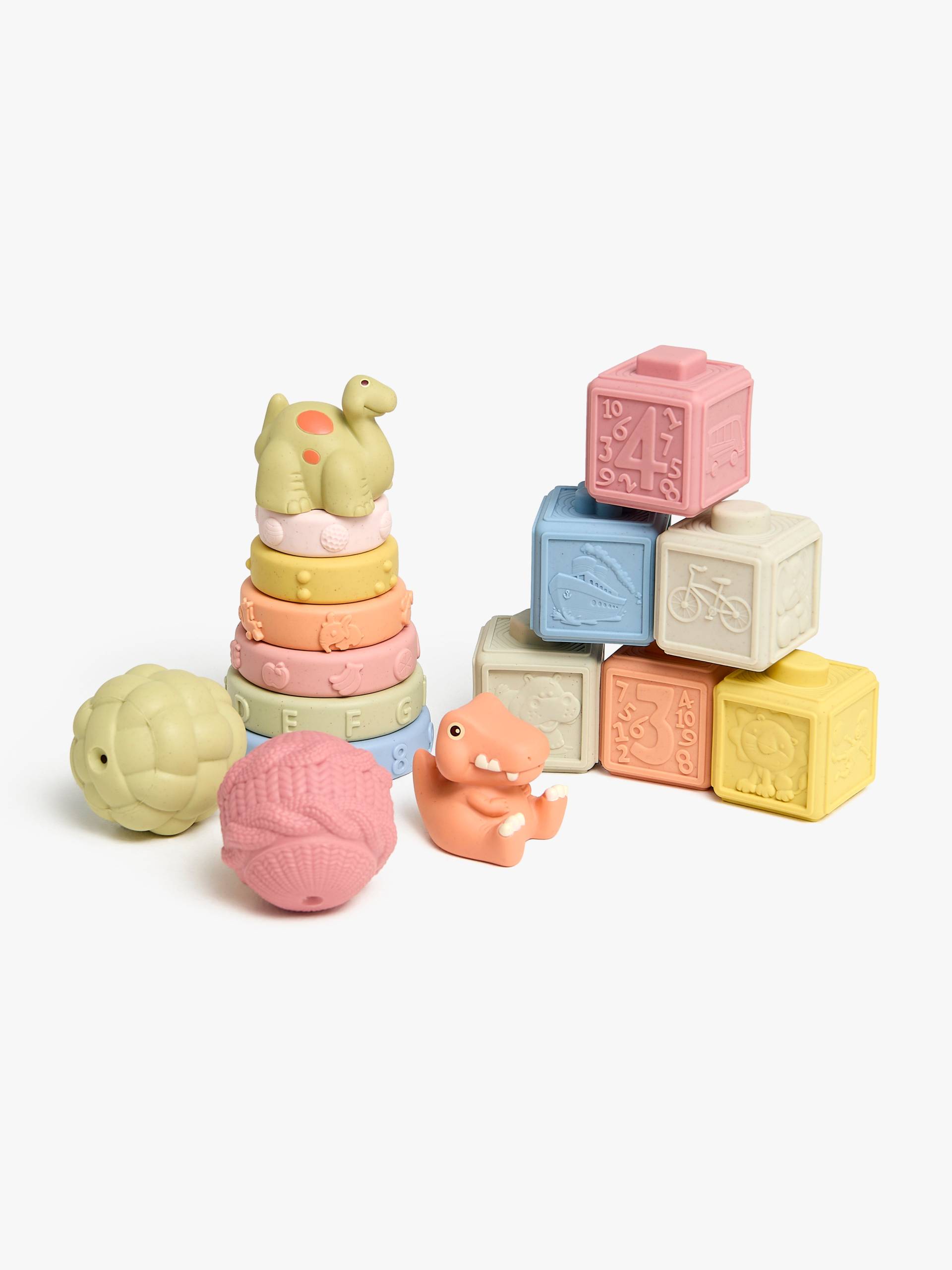 Cloudberry Castle  Weich Stapelklötze 16 Teile, Babyspielzeug von Cloudberry Castle