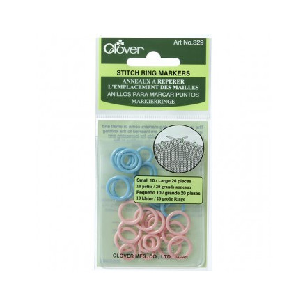 Clover Markiererringe klein - 30 Stk von Clover