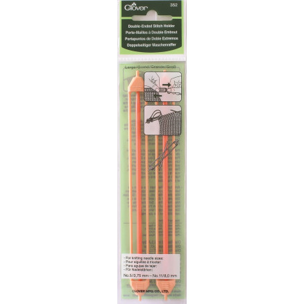 Clover Maschenmarkierer 2 Stk 16,5cm für Stricknadeln 3,75-8,0mm Clover Maschenmarkierer 2 Stk 16,5cm für Stricknadeln 3,75-8,0mm von Clover
