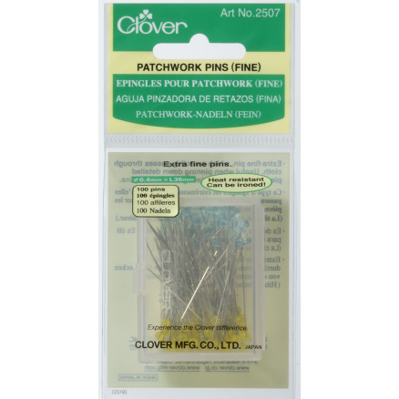 Clover Patchwork-Stecknadeln 100 Stk von Clover