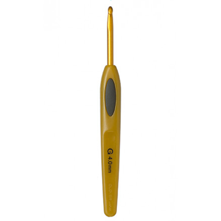 Clover Soft Touch Häkelnadel 4,00mm US G/6 - 1007 Clover Soft Touch Häkelnadel 4,00mm US G/6 - 1007 von Clover