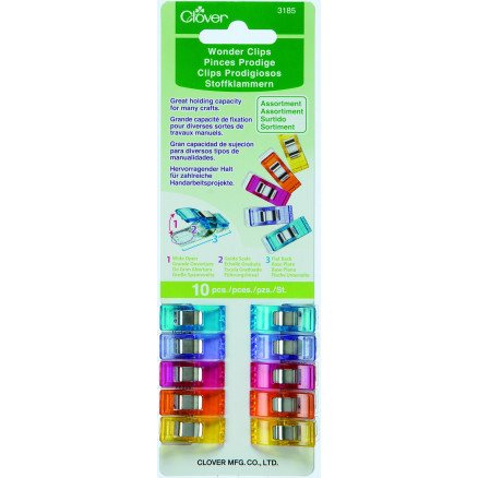 Clover Wonder Clips Farbenmix 10 Stk von Clover
