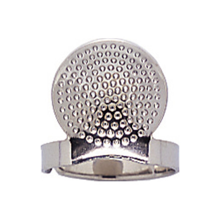 Clover einstellbarer Fingerhut mit Metallplatte Onesize von Clover