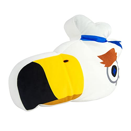 Club Mocchi Mocchi - Animal Crossing Gulliver Mega Plüschtier 38cm von Nintendo, super weiches Kissen, Schlafzimmer-Accessoires für Sammler sowie Mädchen und Jungen ab 3 Jahren von Club Mocchi Mocchi