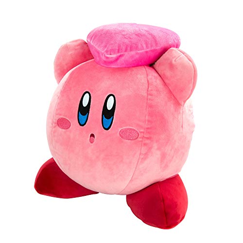 Club Mocchi Mocchi Tomy Plüschtier Kirby Herz Mega 38 cm aus dem Nintendo-Universum – super weich und ideal für Sammler – egal ob Mädchen und Jungen ab 3 Jahren – T12787, Mehrfarbig von Club Mocchi Mocchi