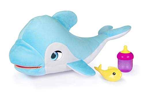 Club Petz BMI Toys-Delfin Interaktives BLU LED-Augen und mit 20 verschiedenen Emotionen, Mehrfarbig (92068), bunt, Sin Talla von Club Petz