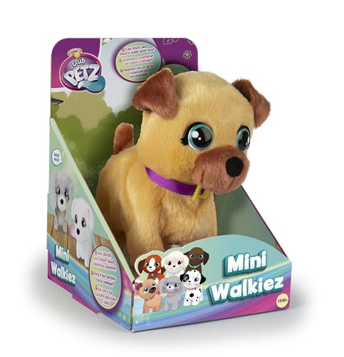 Club Petz Mini Walkiez Shepard, Plüsch Hund, mit Funktionen und Geräuschen, Rufe Sie und Gehen mit dir Spazieren, Spielzeug für Mädchen und Kinder ab 12 Monaten und älter von Club Petz