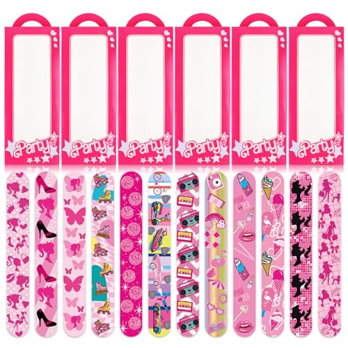Bar-bi Party Mitgebsel, 12Pcs Rosa Prinzessin Party Schachteln + 12Pcs Schnapparmband Kinder, Barbiprinzessin Slap Armbänder, Gastgeschenke Tüten, Prinzessin Geburtstag Dekoration Geschenkboxen Bar-bi Party Mitgebsel, 12Pcs Rosa Prinzessin Party Schachteln + 12Pcs Schnapparmband Kinder, Barbiprinzessin Slap Armbänder, Gastgeschenke Tüten, Prinzessin Geburtstag Dekoration Geschenkboxen von Clvsyh