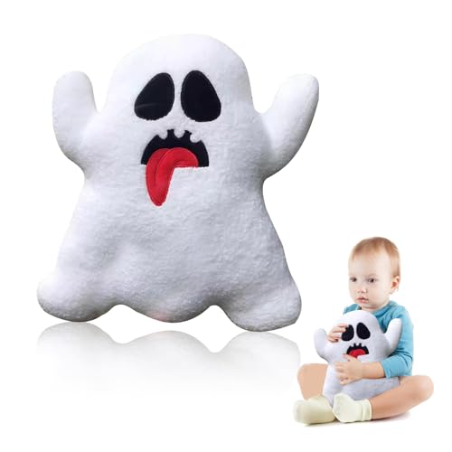 Clvsyh Weiße Halloween Geisterplüschtier, 30cm Geister Kuscheltier, Halloween Weißer Geist Plüschtierfür Kinder, Weißer Geist Plüschtier Halloween Deko, Halloween Gefülltes Kuscheltier Clvsyh Weiße Halloween Geisterplüschtier, 30cm Geister Kuscheltier, Halloween Weißer Geist Plüschtierfür Kinder, Weißer Geist Plüschtier Halloween Deko, Halloween Gefülltes Kuscheltier von Clvsyh