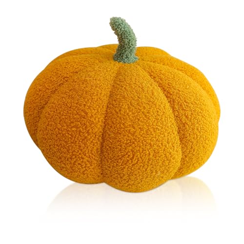 Kürbiskissen, Niedlich Kürbis Plüschtier, 30cm Halloween Kürbiskissen Deko, Halloween Orange Kürbiskissen Plüschtier, Halloween, Haunted House Dekoration, Geburtstagsgeschenk für Jungen und Mädchen Kürbiskissen, Niedlich Kürbis Plüschtier, 30cm Halloween Kürbiskissen Deko, Halloween Orange Kürbiskissen Plüschtier, Halloween, Haunted House Dekoration, Geburtstagsgeschenk für Jungen und Mädchen von Clvsyh
