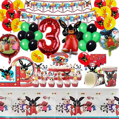 Bunny Gebutstag Partygeschirr,Bunny geburtstagsparty deko 3 jahre,Bunny luftballon geburtstag,Bunny Geburtstag Dekoration Set,Kinder Party Set Bunny Gebutstag Partygeschirr,Bunny geburtstagsparty deko 3 jahre,Bunny luftballon geburtstag,Bunny Geburtstag Dekoration Set,Kinder Party Set von Clybeaut
