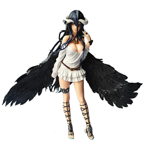Clybeaut Albedo Anime Figures, 22cm Albedo Anime Statue, Albedo Geburtstags Geschenk, Kindergeburtstags Geschenke, Kuchen Dekorationen Clybeaut Albedo Anime Figures, 22cm Albedo Anime Statue, Albedo Geburtstags Geschenk, Kindergeburtstags Geschenke, Kuchen Dekorationen von Clybeaut