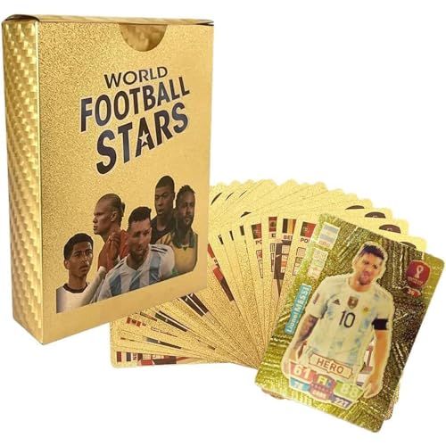 Clybeaut Fußball Stars Karten, Fußball Stars Karten Gold, Cards Set, Gold-Edition, 55 Fotokarten von Fußballern Clybeaut Fußball Stars Karten, Fußball Stars Karten Gold, Cards Set, Gold-Edition, 55 Fotokarten von Fußballern von Clybeaut
