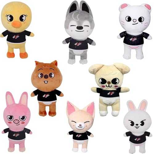 Clybeaut Stray Kids Plüsch, Cartoon Charaktere Plüschpuppen Stray Kids, Skzoo Puppen, Kpop Niedliche Plüsch-Sammelstücke, Perfekt Für Fansammlungen Oder Als Geschenk Clybeaut Stray Kids Plüsch, Cartoon Charaktere Plüschpuppen Stray Kids, Skzoo Puppen, Kpop Niedliche Plüsch-Sammelstücke, Perfekt Für Fansammlungen Oder Als Geschenk von Clybeaut