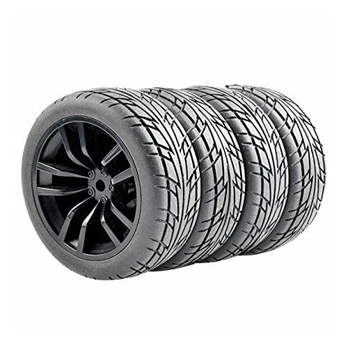 Clynex 4 STÜCKE Grip Reifen Radeinsatz Schwamm, for HSP, for HPI, 1/10 1:10 Tourenwagen RC-Autoreifen(Rim02H-6095) von Clynex