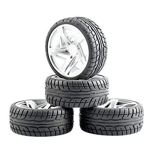 Clynex 4 STÜCKE Speed ​​Tires Insert Schwamm Rad, for HSP, 1/10 1,10 Tourenwagen RC-Autoreifen(Rim01S-8003) von Clynex