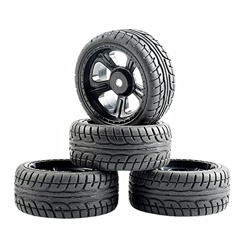 Clynex 4 STÜCKE Speed ​​Tires Insert Schwamm Rad, for HSP, 1/10 1:10 Tourenwagen RC-Autoreifen(Rim03H-8003) von Clynex