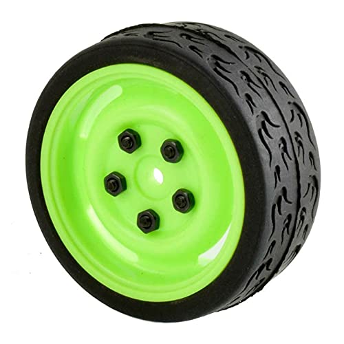 Clynex 4 STÜCKE Speed ​​Tires Radeinsatz Schwamm, for HSP, 1/10 1,10 Tourenwagen RC-Autoreifen(Rim51R-6092) von Clynex