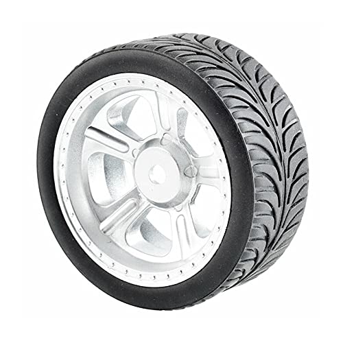 Clynex 4-teiliges Grip-Reifenrad, for HSP, for HPI Racing, 1/10 1.10 On-Road Car RC-Autoreifen(Rim03S-8007) von Clynex