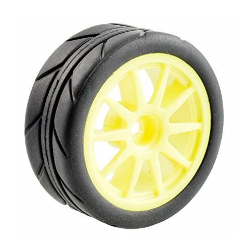 Clynex 4P Grip-Reifen, Schwammrad einsetzen, for HSP Racing, 1/10 1.10 On-Road-Auto RC-Autoreifen(910Y-6087) von Clynex
