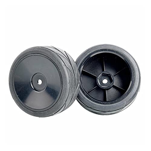 Clynex 4P Grip-Reifen, Schwammrad einsetzen, for HSP Racing, 1/10 1.10 On-Road-Auto RC-Autoreifen(Black Wheel) von Clynex