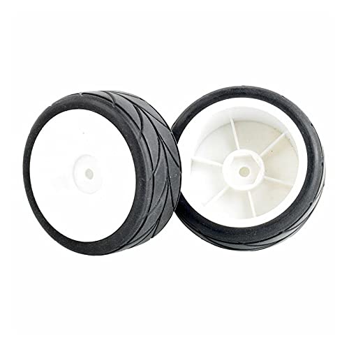 Clynex 4P Grip-Reifen, Schwammrad einsetzen, for HSP Racing, 1/10 1.10 On-Road-Auto RC-Autoreifen(White Wheel) von Clynex