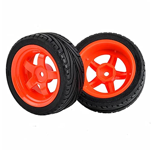 Clynex 4PCS Grip-Reifen und Felgen, for HSP, for HPI, 1/10 1.10 On-Road Speed ​​Car RC-Autoreifen(6030R-8010) von Clynex
